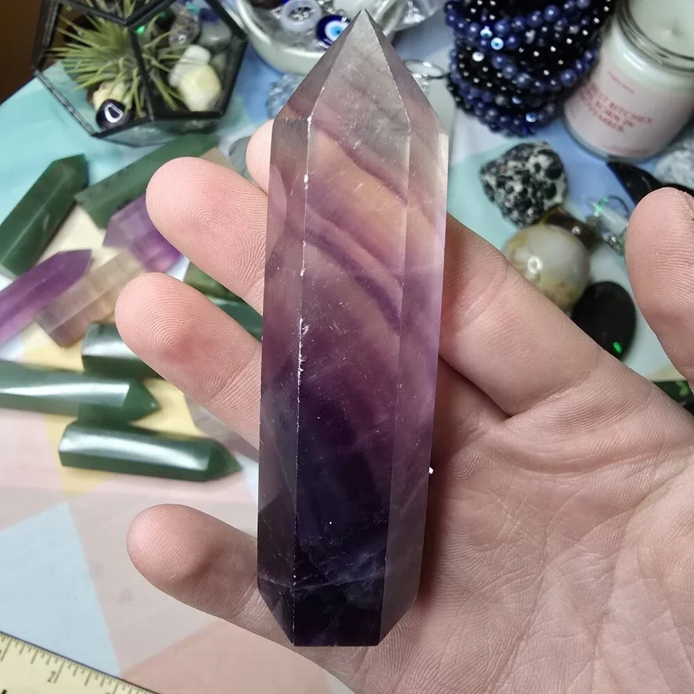 Fluorite Crystal Tower - Picture 1 of 5